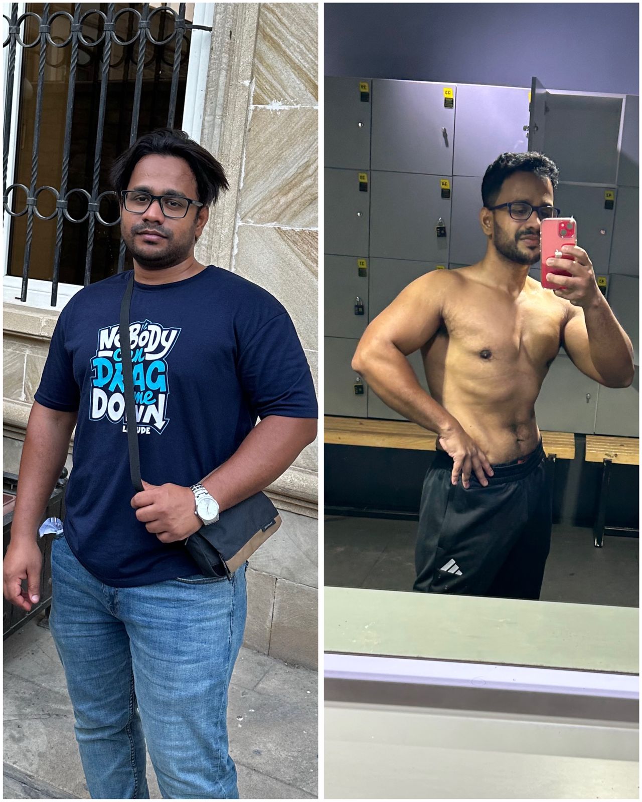 Weight loss transformation